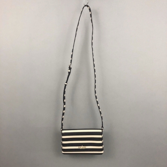 Nwt! Kate Spade Cedar Street Stripe Aster small crossbody shoulder bag - Picture 2 of 13